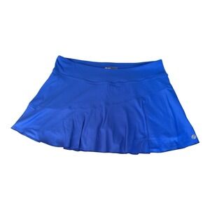 LIJA Womens Flounce Golf Tennis Skort Royal Blue Cobalt Size Large L Canada
